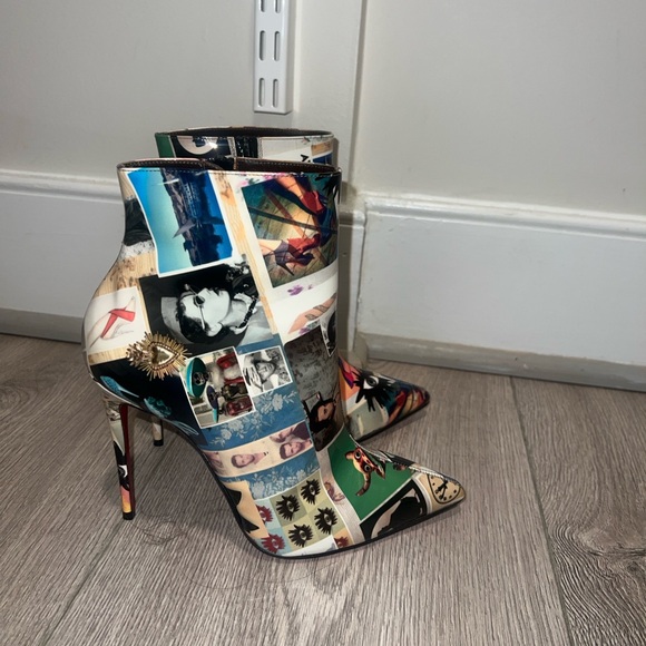 Christian Louboutin So Kate Collage Patent Booties - Picture 5 of 11
